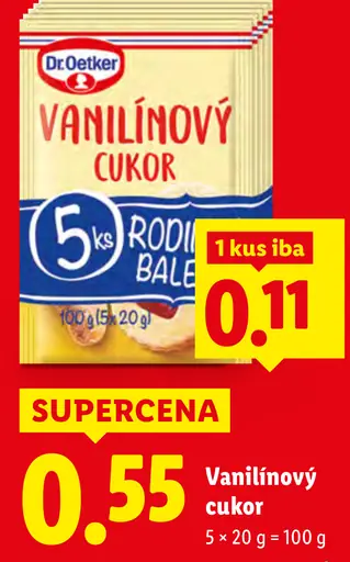 Dr. Oetker Vanilínový cukor