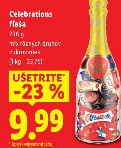Celebrations Fľaša