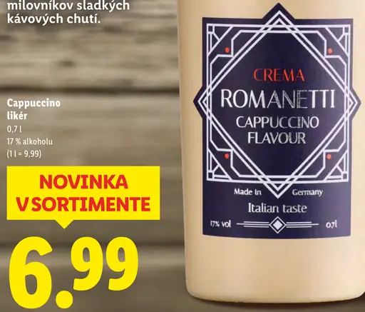 Romanetti Cappuccino likér
