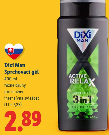 Dixi Man sprchovací gél