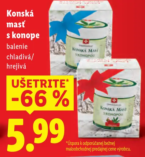 Konská masť s konope