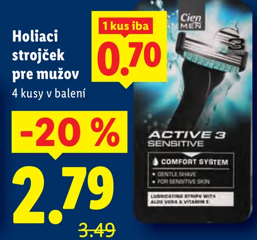 Cien holiaci strojček pre mužov