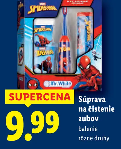 Súprava na čistenie zubov Mr. White