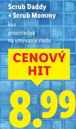 Scrub Daddy + Scrub Mommy prostriedok na umývanie riadu