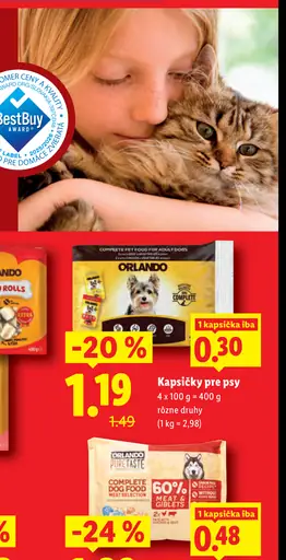 Orlando Kapsičky pre psy