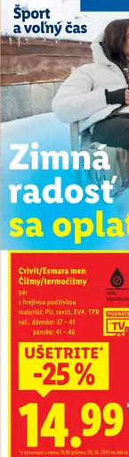 Crivit/Esmera Čižmy/termčižmy