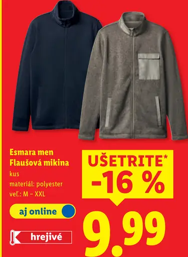 Esmara men Flausová mikina