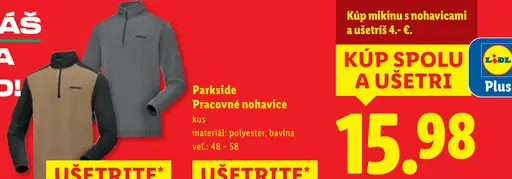 Parkside Pracovné nohavice