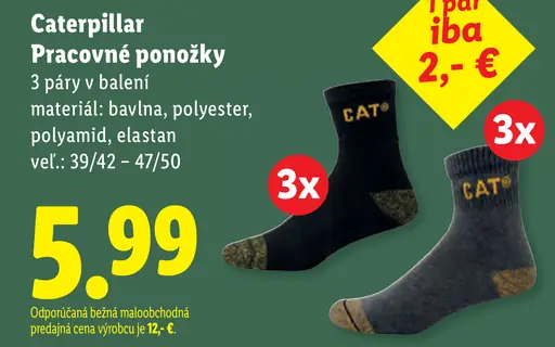 Caterpillar Pracovné ponožky