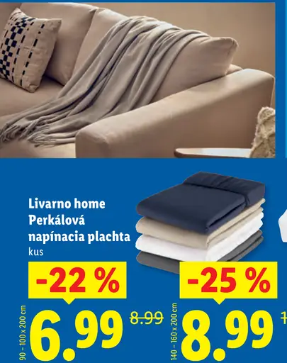 Livarnò home Perkálová napínacia plachta