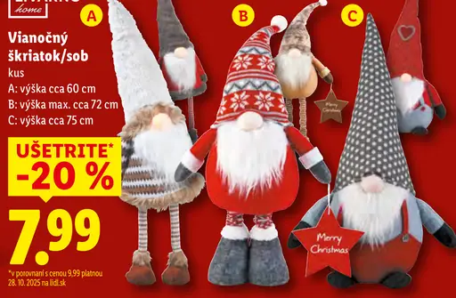 Vianočný škriatok/sob