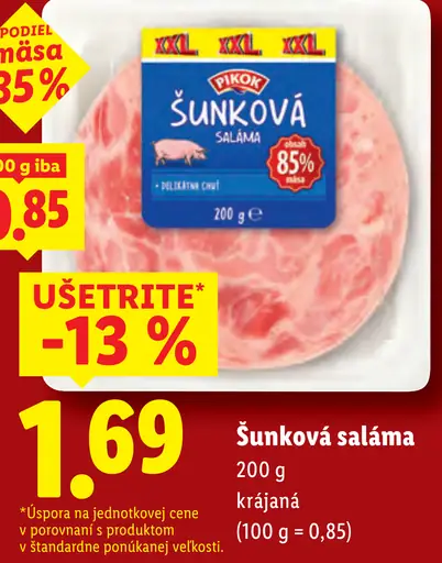 Pikok Šunková saláma