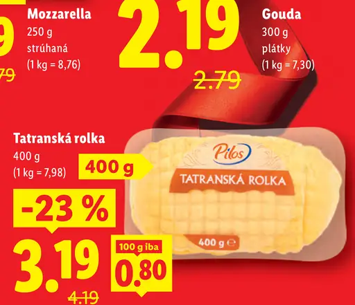 Pilos Tatranská rolka