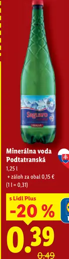 Minerálna voda Podtatranská