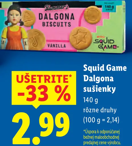 Squid Game Sušienky