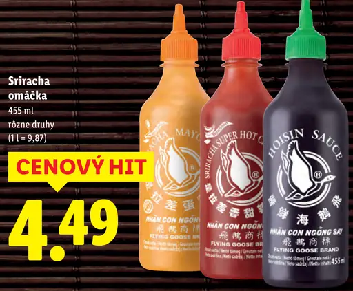 Sriracha omáčka