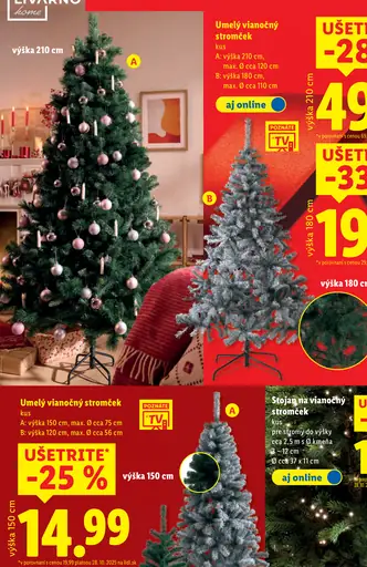 Livarno home Umelý vianočný stromček