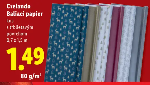 Crelando Baliaci papier s trblietavým povrchom