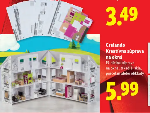 Crelando Kreatívna súprava na okná