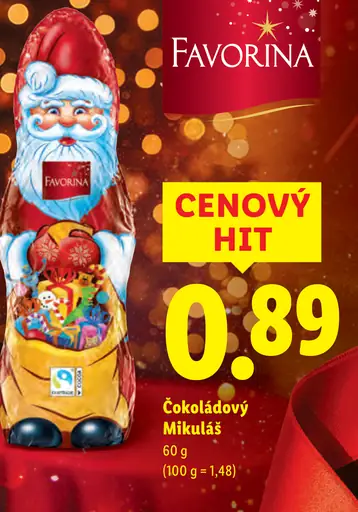 Favorina Čokoládový Mikuláš