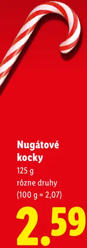Favorina Nugátové kocky