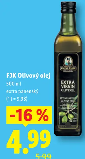 FJK Olivový olej extra panenský
