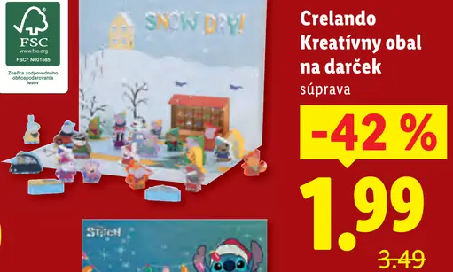 Crelando Kreatívny obal na darček