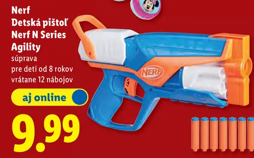 Nerf Detská pištoľ Nerf N Series Agility