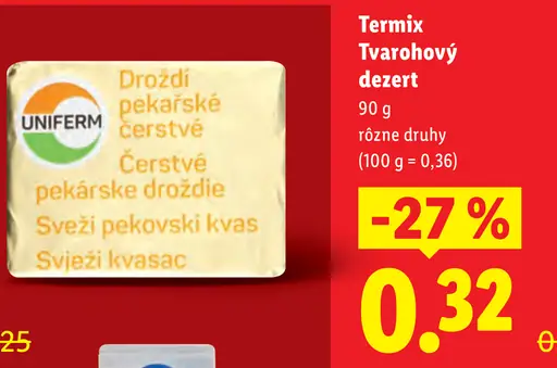 Pilos Termix tvarohový dezert