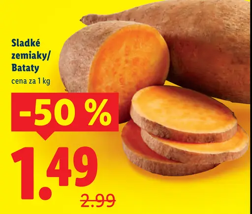 Sladké zemiaky/Bataty