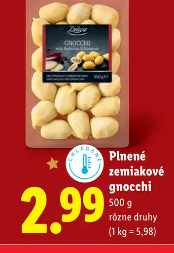 Fidonne Plnené zemiakové gnocchi