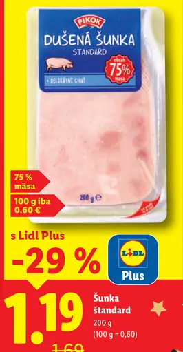 Pikok Dušená šunka štandard