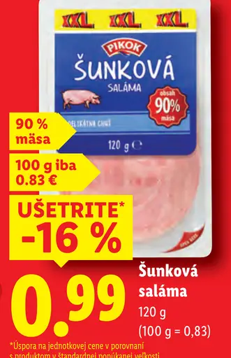 Pikok Šunková saláma