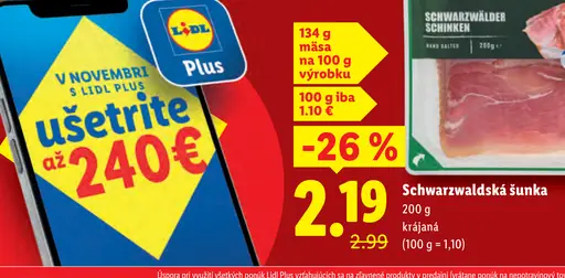 Dulano Schwarzwaldská šunka