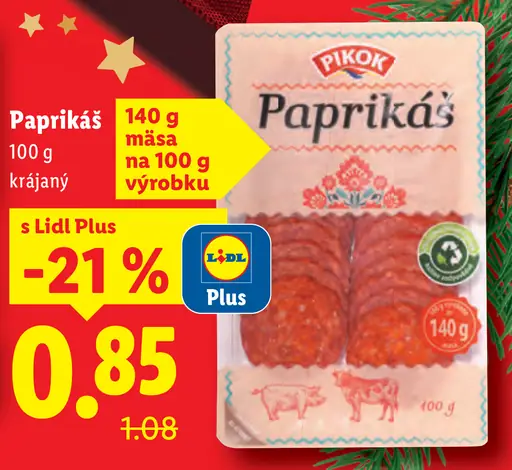 Pikok Paprikáš krájaný