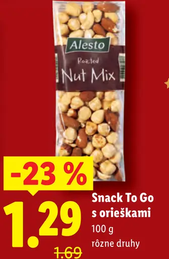 Alesto Snack To Go s orieškami