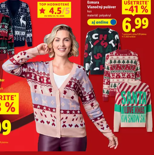 Esmara Vianočný pulóver