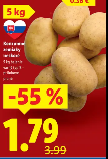 Konzumné zemiaky neskoré