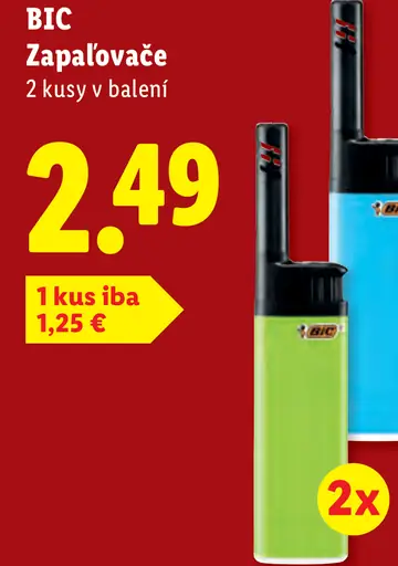 BIC Zapaľovače