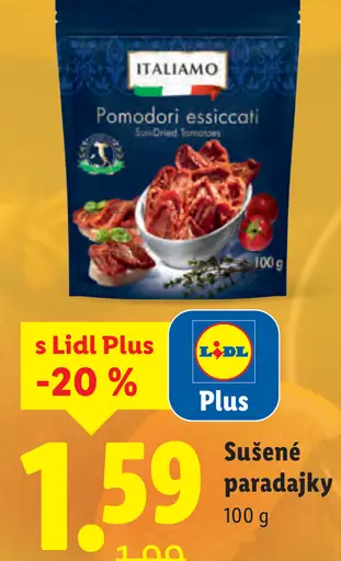 Italiamo Sušené paradajky