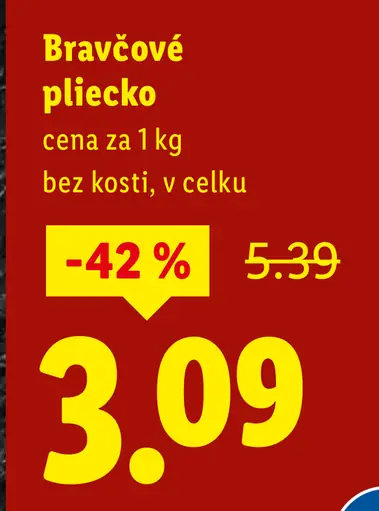 Bravčové pliecko