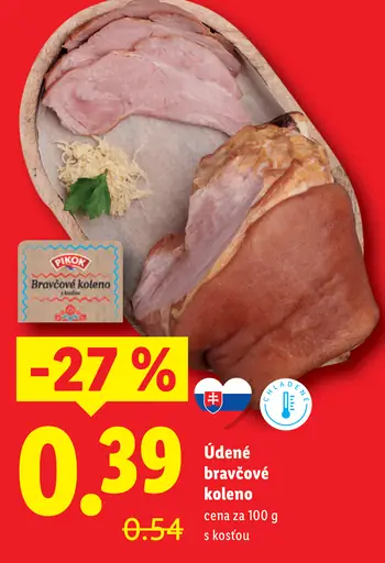 Pikok údené bravčové koleno s kosťou