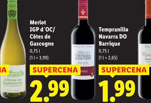 Merlot IGP d'OC Côtes de Gascogne