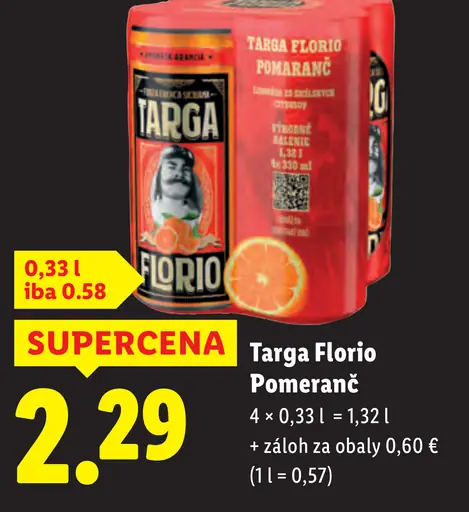 Targa Florio Pomeranč