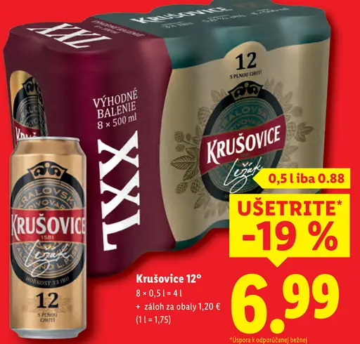 Krušovice plechovka