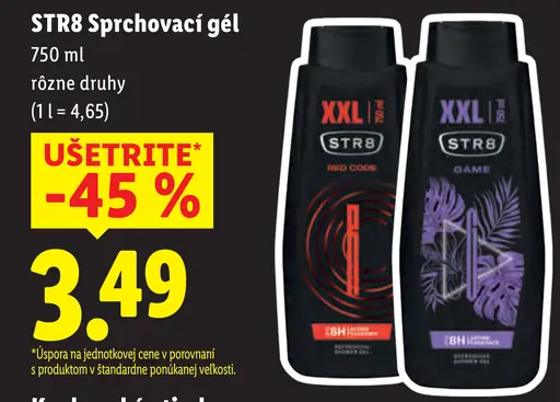 STR8 Sprchovací gél