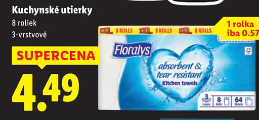 Floralis Kuchynské utierky