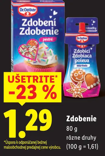 Dr. Oetker Zdobenie pestré