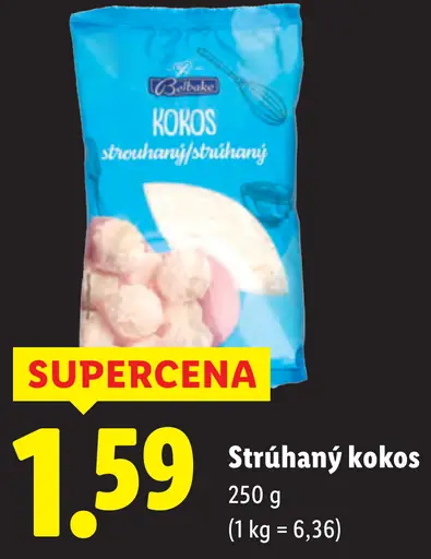Strúhaný kokos
