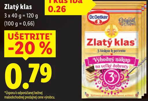 Dr. Oetker Zlatý klas